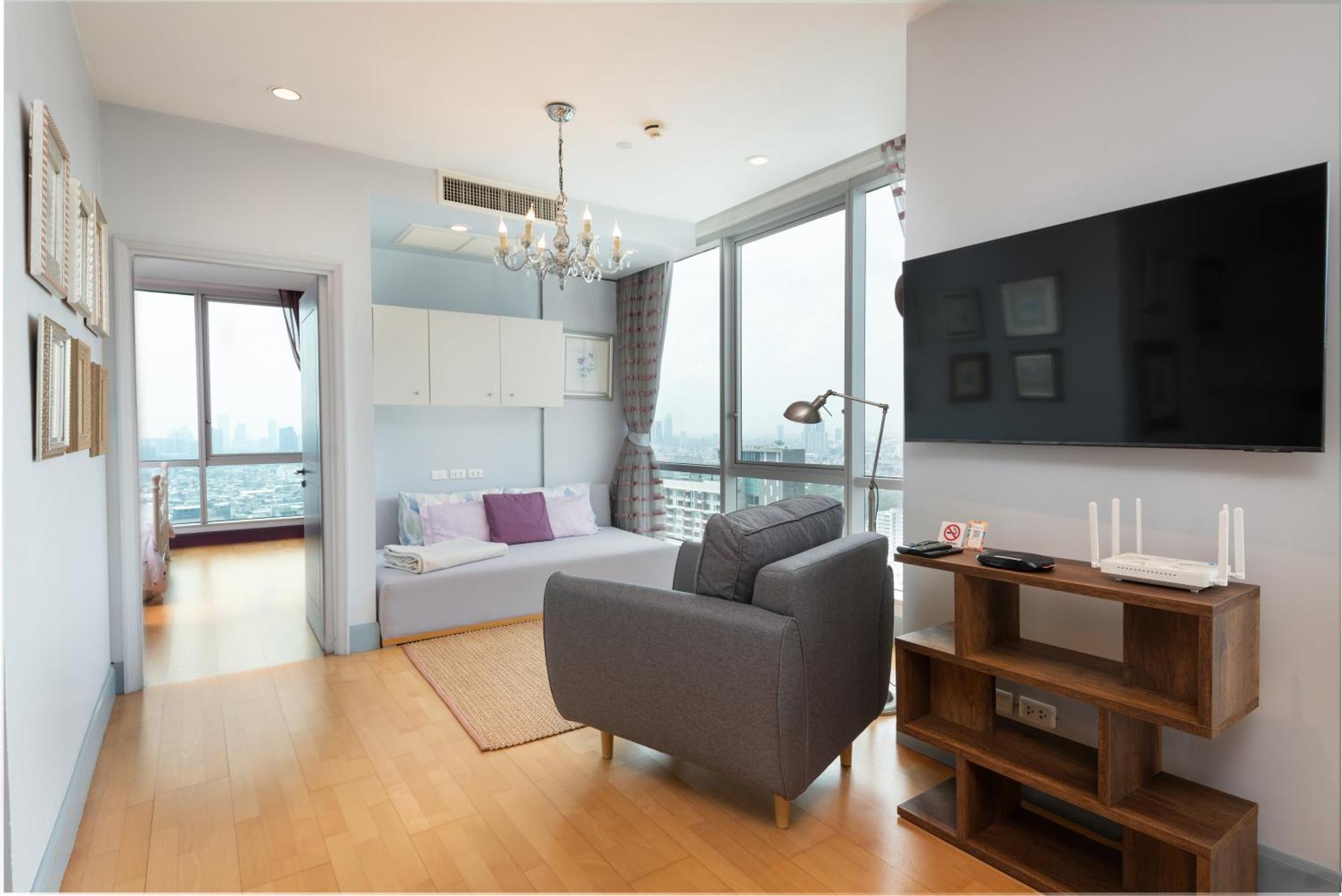 בנגקוק Sky Villas Apartments חדר תמונה