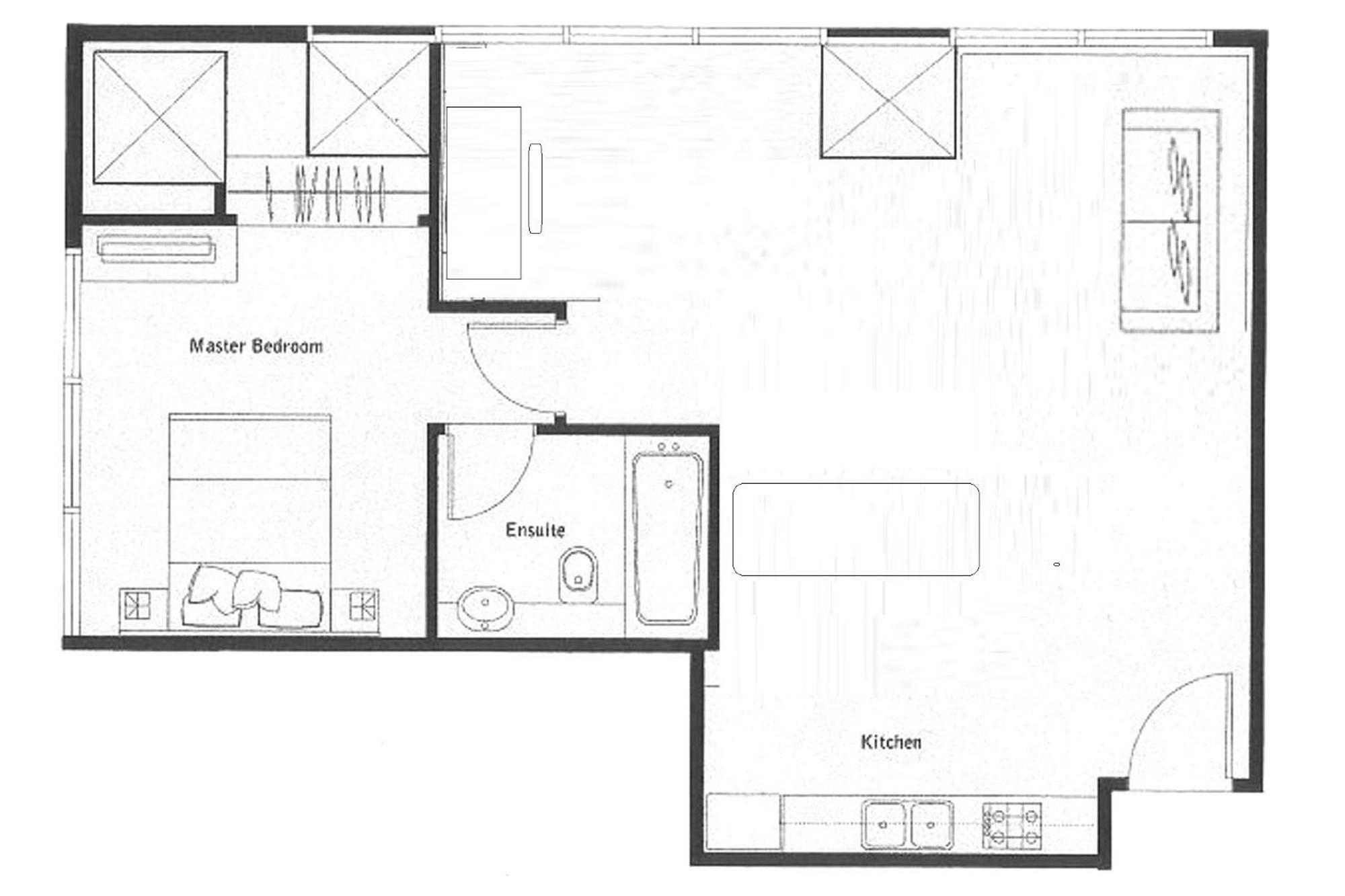 בנגקוק Sky Villas Apartments חדר תמונה